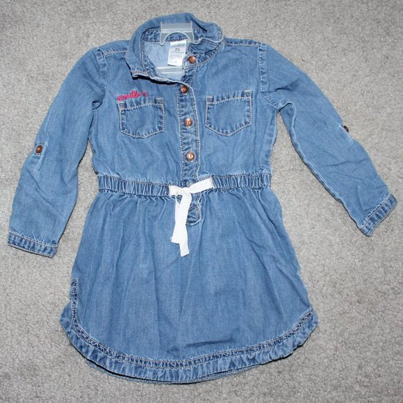 long sleeve denim tunic